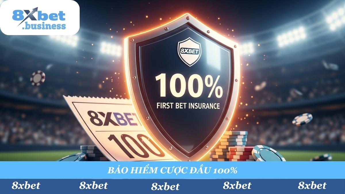 Thành viên mới an tâm cá cược với bảo hiểm 100% cho vé cược đầu tiên. Thua là hoàn, không lo rủi ro khi bắt đầu cùng 8xbet.