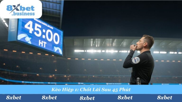 Kèo Hiệp 1 Là Gì? Hướng Dẫn Soi Kèo HT “Bất Bại” Tại 8xbet