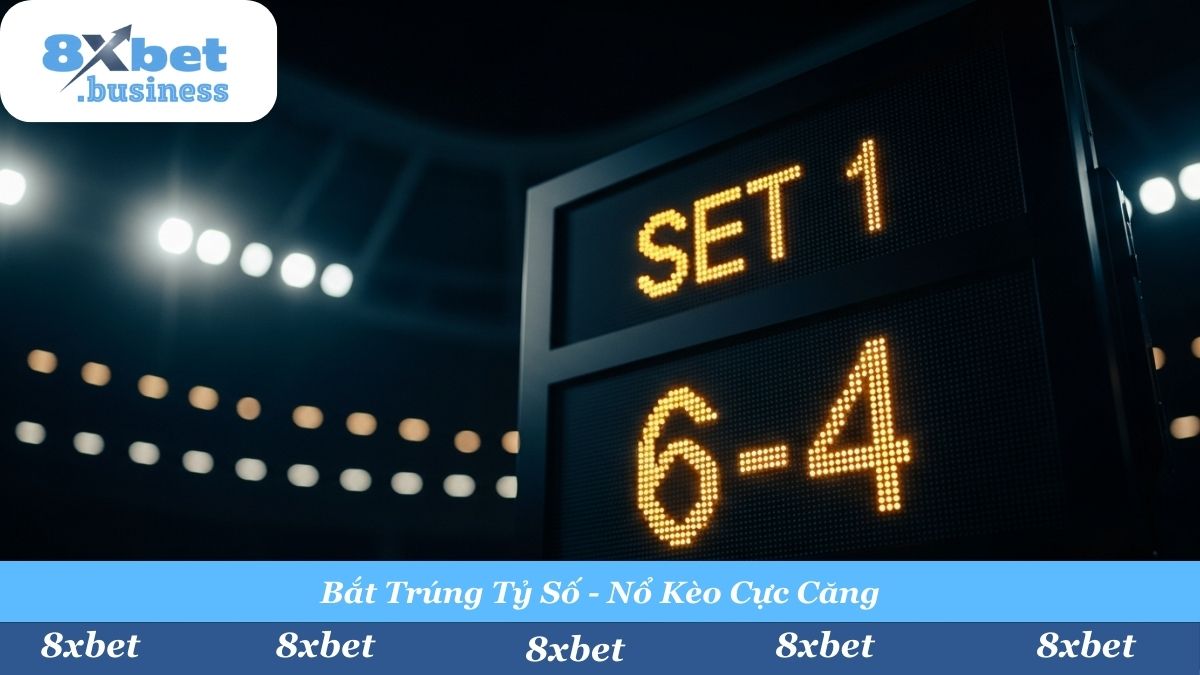 Tỷ số 6-4 là một trong những kết quả phổ biến nhất mà các tay chơi thường săn đón khi cược set 1.